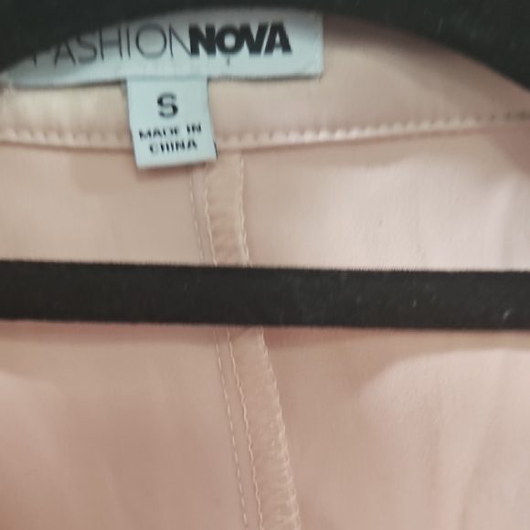 Fashion Nova Light Pink Satin Dress - Picture 2 of 3
